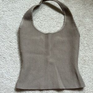 Babaton Sculpt Knit Halter in size medium